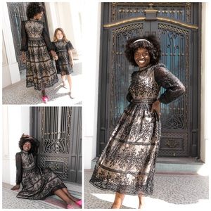 Ivy City Co Sicily Dress In Black